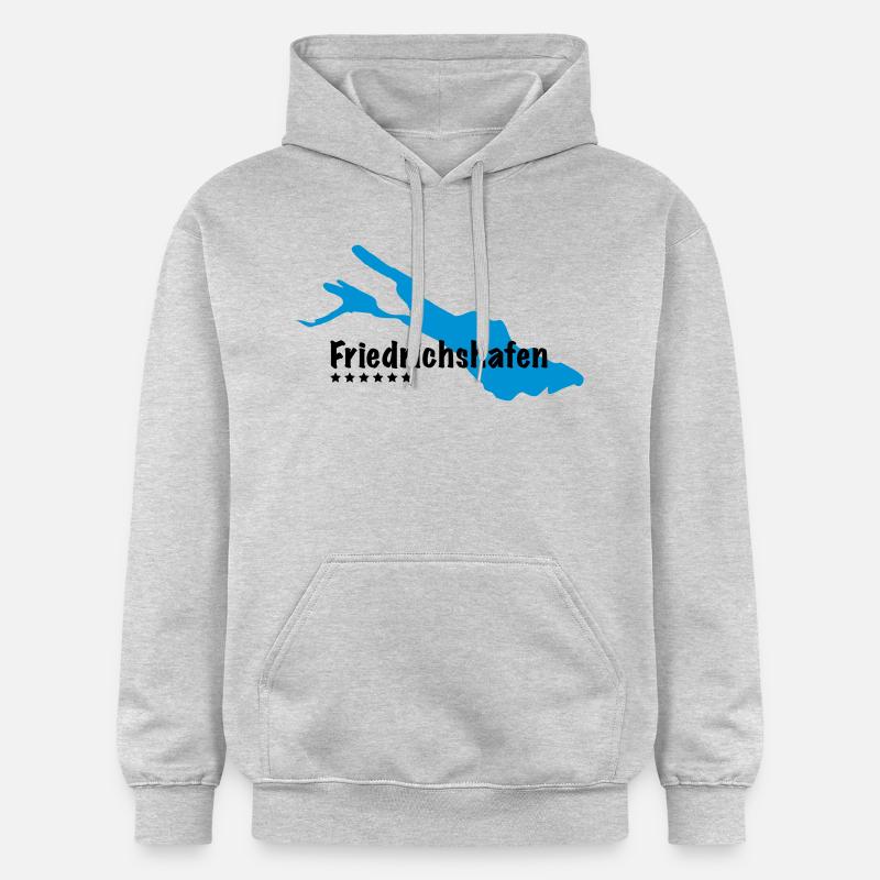 Friedrichshafen Bodensee - Sweat à capuche Softstyle® Gildan Unisexe - gris clair chiné