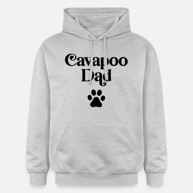 Cavapoo Vater - Gildan Unisex Softstyle® Midweight Hoodie - Hellgrau meliert