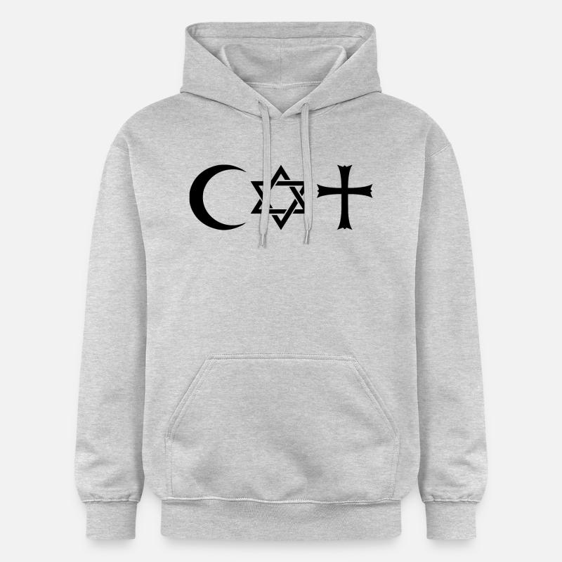 coexist - Sweat à capuche Softstyle® Gildan Unisexe - gris clair chiné