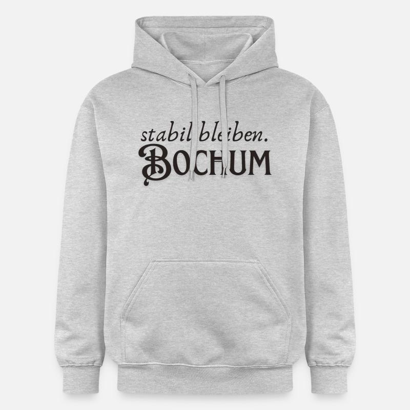 Bochum reste stable - Sweat à capuche Softstyle® Gildan Unisexe - gris clair chiné