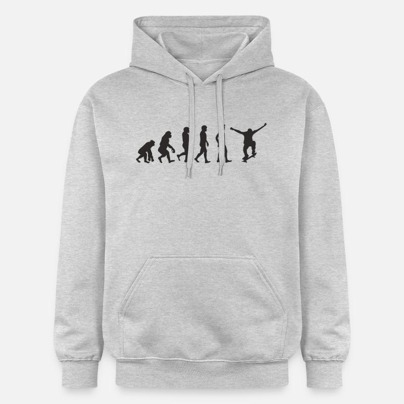 Evolution Skater - Sweat à capuche Softstyle® Gildan Unisexe - gris clair chiné