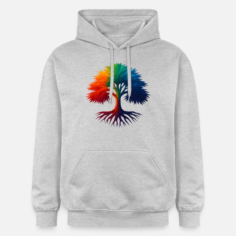 Style WPAP - If - Sweat à capuche Softstyle® Gildan Unisexe - gris clair chiné