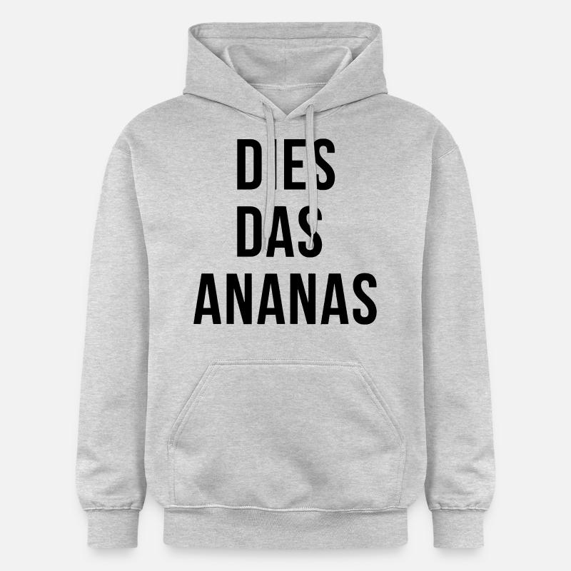 CE L'ANANAS - Sweat à capuche Softstyle® Gildan Unisexe - gris clair chiné