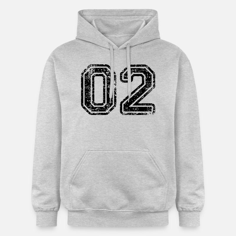 02 - Sweat à capuche Softstyle® Gildan Unisexe - gris clair chiné