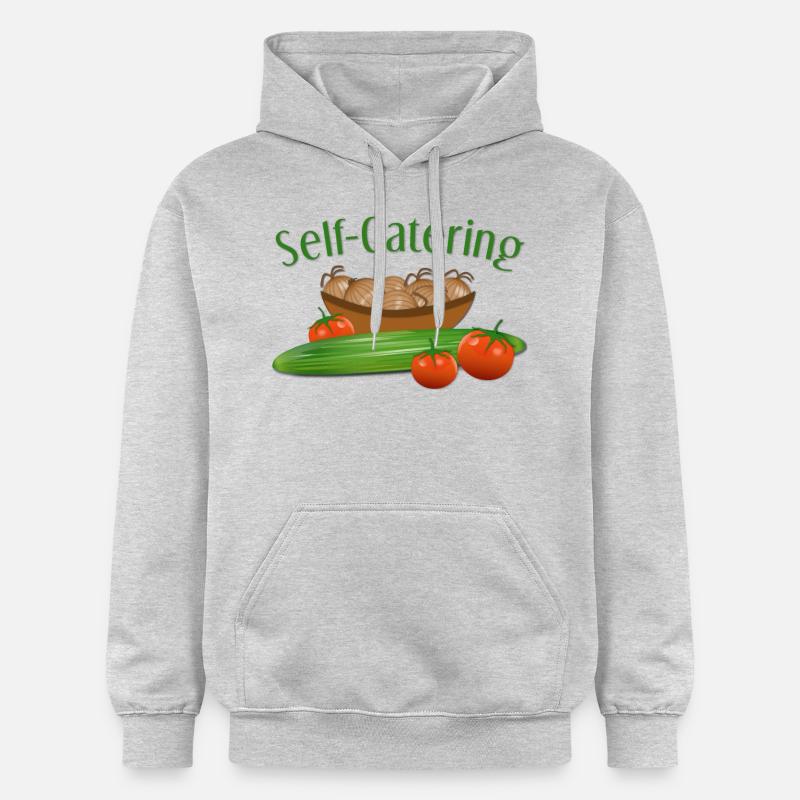 Selbstversorger Gärtner Bauer Garten - Gildan Unisex Softstyle® Midweight Hoodie - Hellgrau meliert