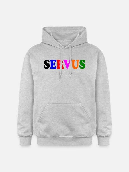 Servus - Gildan Unisex Softstyle® Midweight Hoodie - Hellgrau meliert