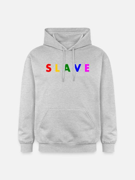 Slave - Sweat à capuche Softstyle® Gildan Unisexe - gris clair chiné