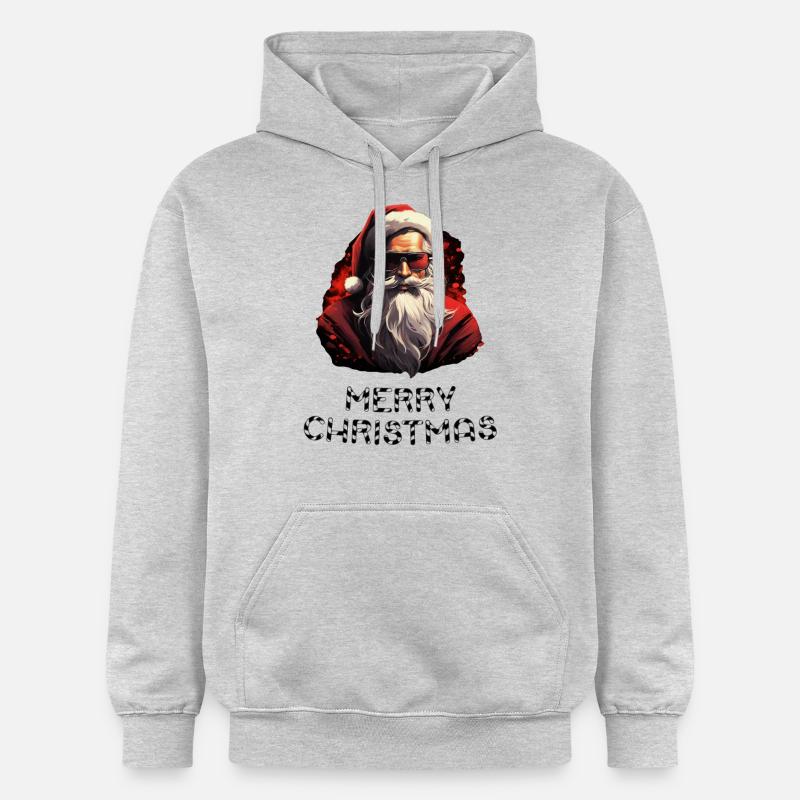 Père Noël - Marry Christmas - Sweat à capuche Softstyle® Gildan Unisexe - gris clair chiné