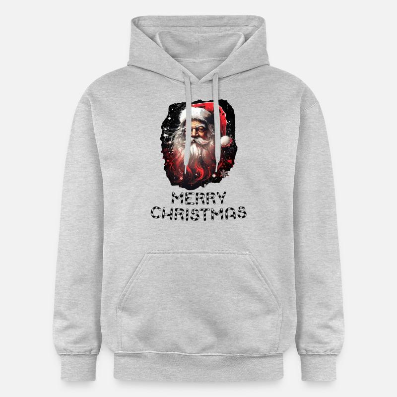 Père Noël - Marry Christmas - Sweat à capuche Softstyle® Gildan Unisexe - gris clair chiné