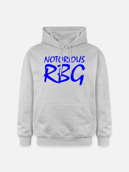 Notorious rbg - Gildan Unisex Softstyle® Midweight Hoodie - light heather grey