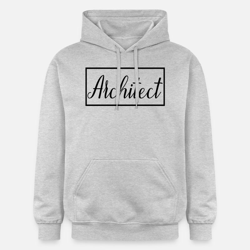 Architecte Fier étudiant architecte diplômé - Sweat à capuche Softstyle® Gildan Unisexe - gris clair chiné