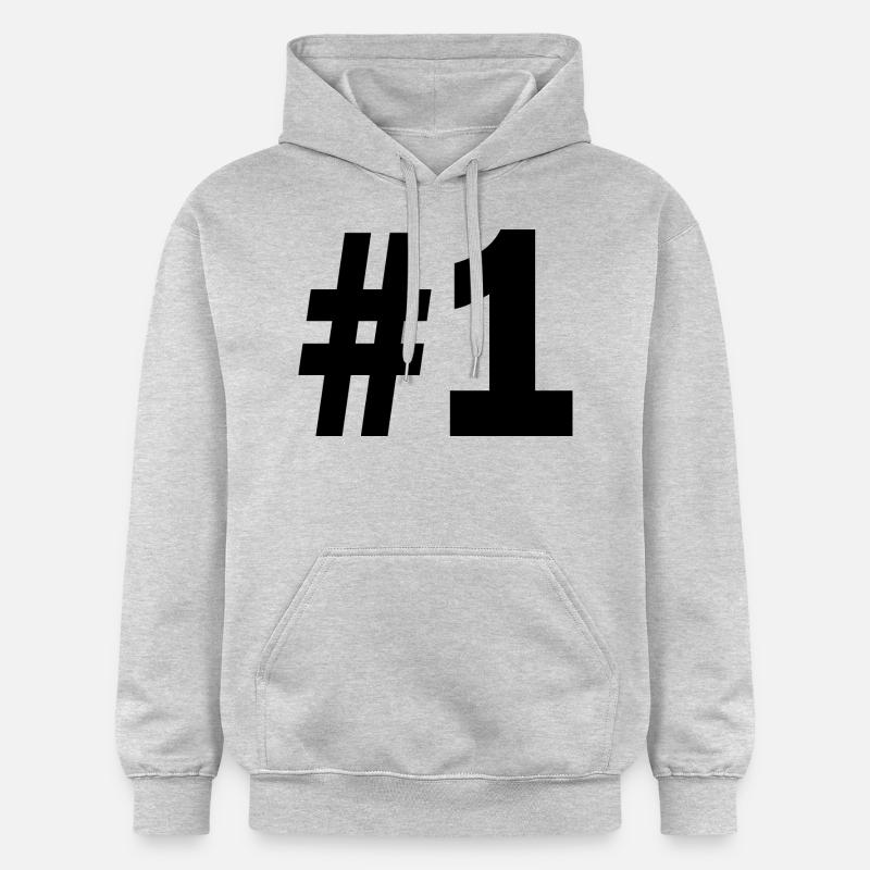 1 - Sweat à capuche Softstyle® Gildan Unisexe - gris clair chiné