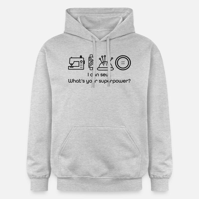 cousage - Sweat à capuche Softstyle® Gildan Unisexe - gris clair chiné