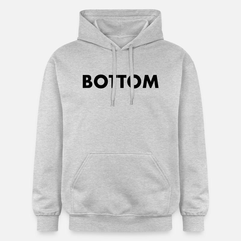 Bottom - Sweat à capuche Softstyle® Gildan Unisexe - gris clair chiné