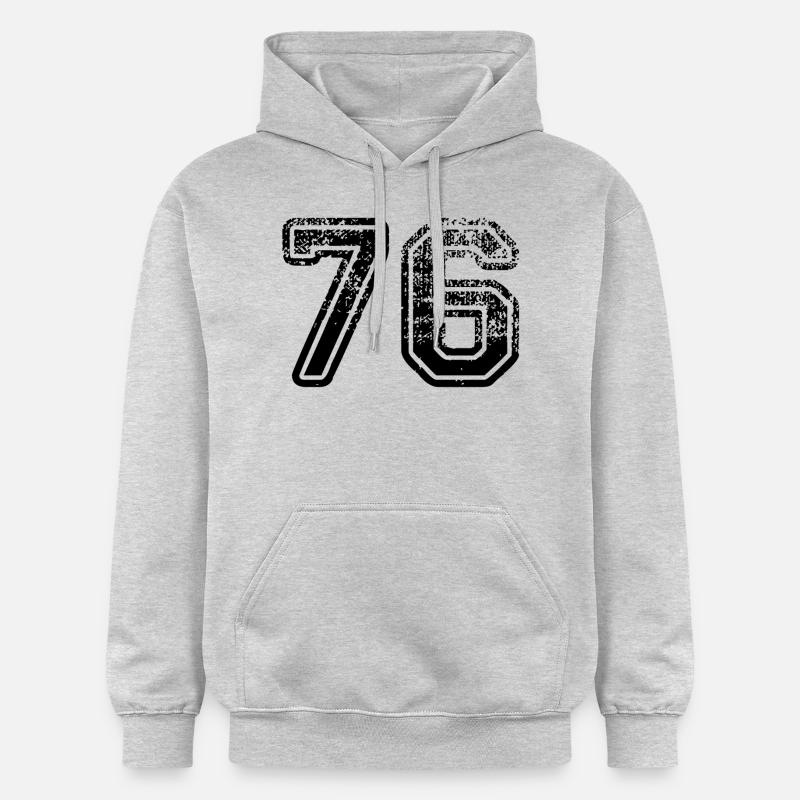 76 - Sweat à capuche Softstyle® Gildan Unisexe - gris clair chiné