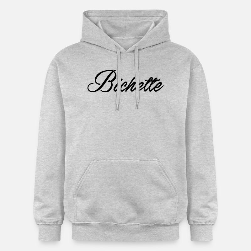 Bichette - Sweat à capuche Softstyle® Gildan Unisexe - gris clair chiné