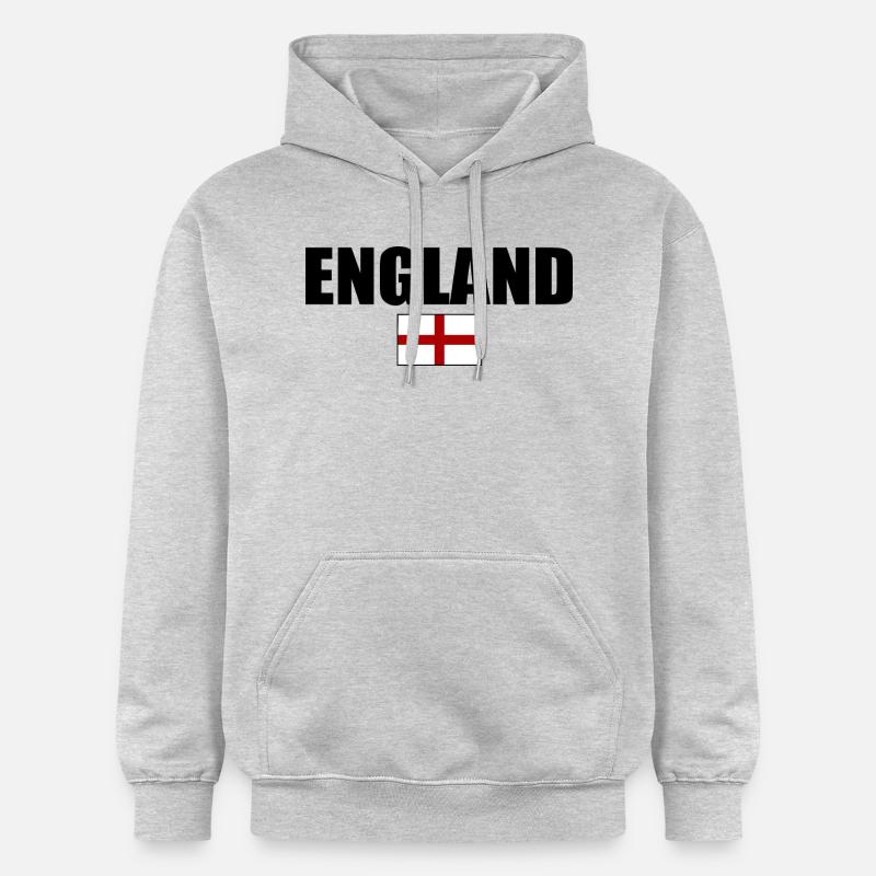 angleterre - Sweat à capuche Softstyle® Gildan Unisexe - gris clair chiné