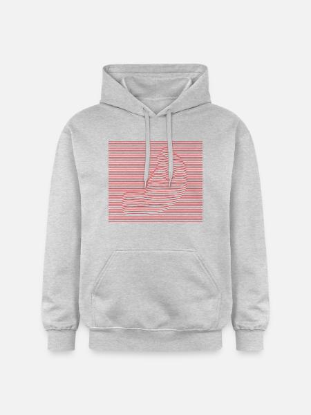 Pinching Hand - Gildan Unisex Softstyle® Midweight Hoodie - Hellgrau meliert