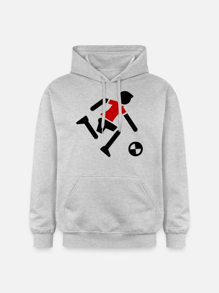 Soccer Player Soccer Player - Gildan Unisex Softstyle® Midweight Hoodie - light heather grey