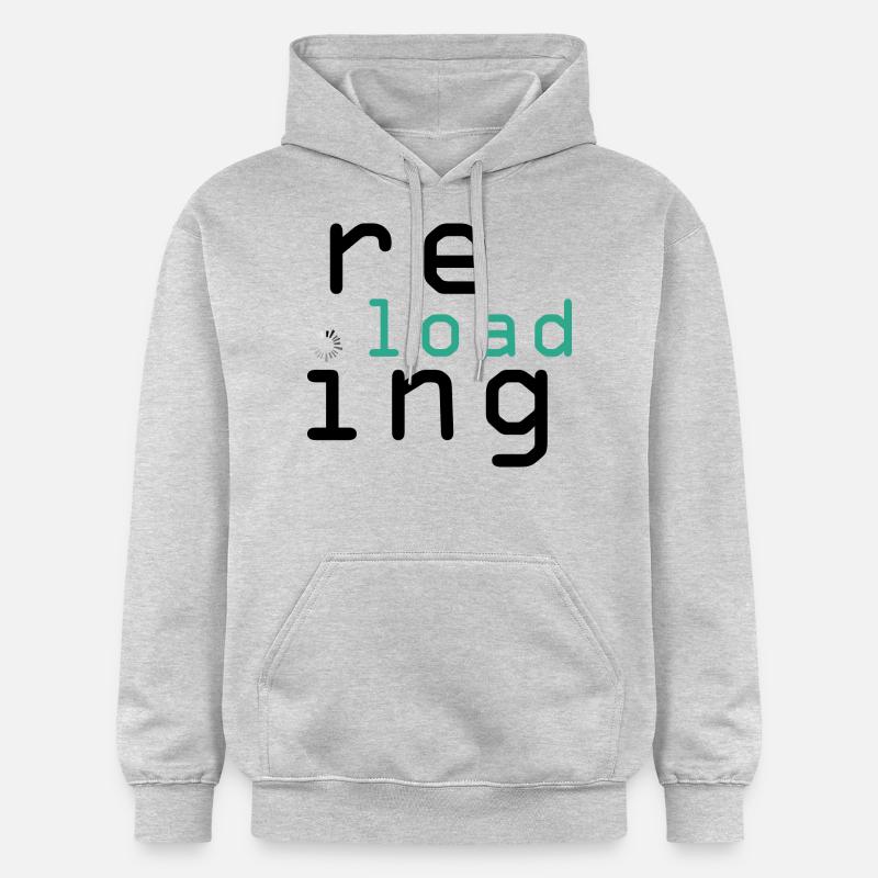 reloading - Gildan Unisex Softstyle® Midweight Hoodie - light heather grey