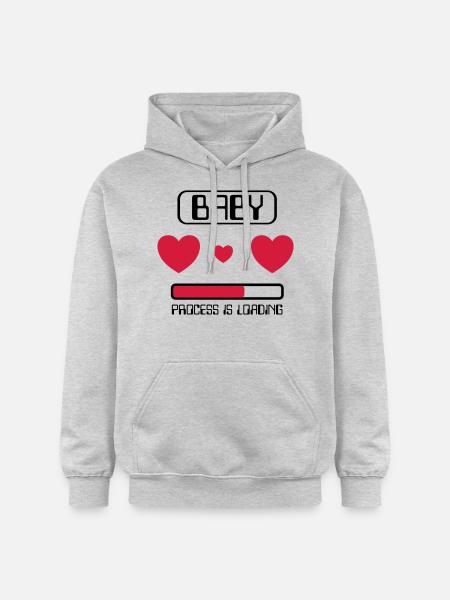 Baby Process is loading - Gildan Unisex Softstyle® Midweight Hoodie - light heather grey