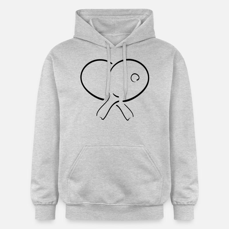 tt - Sweat à capuche Softstyle® Gildan Unisexe - gris clair chiné