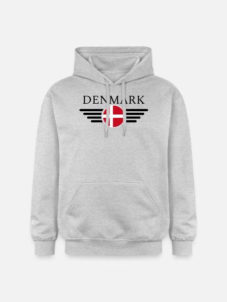 Denmark Hygge T-Shirt - Gildan Unisex Softstyle® Midweight Hoodie - light heather grey