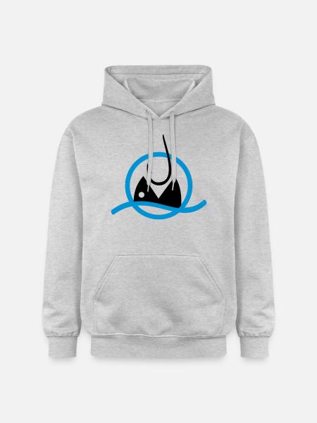 Fishing - Gildan Unisex Softstyle® Midweight Hoodie - light heather grey