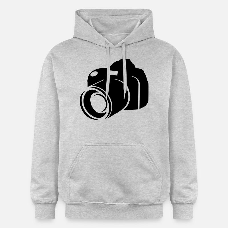 camera - kamera - dslr - Sweat à capuche Softstyle® Gildan Unisexe - gris clair chiné