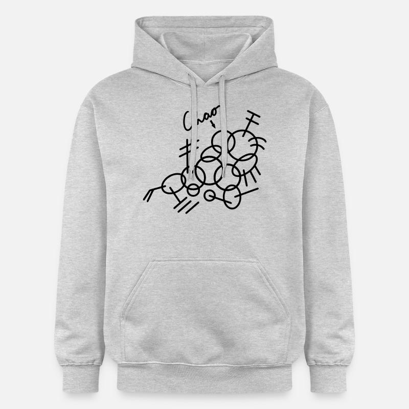 formes rondes - Chaos - Sweat à capuche Softstyle® Gildan Unisexe - gris clair chiné