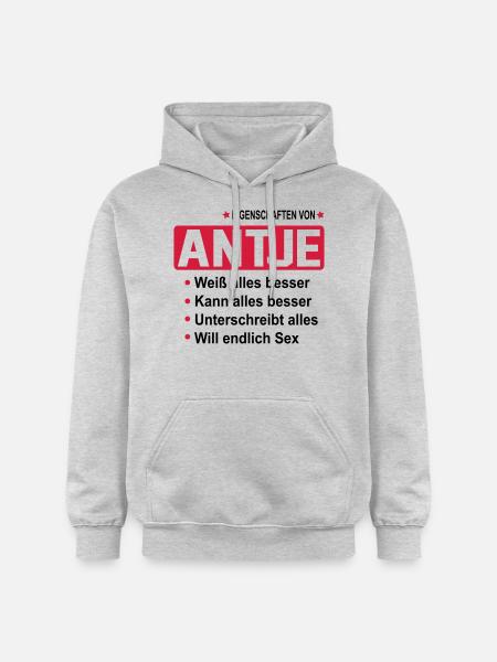 antje - Gildan Unisex Softstyle® Midweight Hoodie - Hellgrau meliert