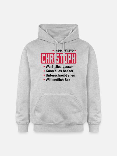 christoph - Gildan Unisex Softstyle® Midweight Hoodie - Hellgrau meliert