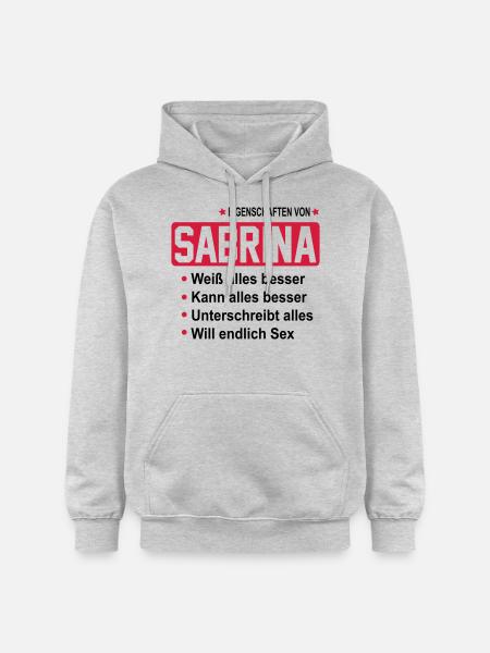 sabrina - Gildan Unisex Softstyle® Midweight Hoodie - Hellgrau meliert