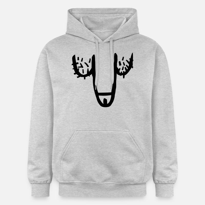 Penis - Sweat à capuche Softstyle® Gildan Unisexe - gris clair chiné