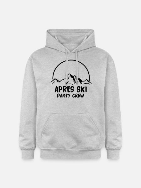 apres_ski_party_crew - Sweat à capuche Softstyle® Gildan Unisexe - gris clair chiné