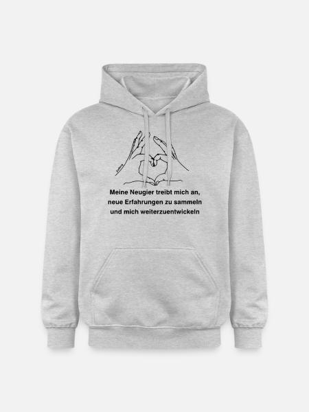 Zodiac sign Gemini - Gildan Unisex Softstyle® Midweight Hoodie - light heather grey