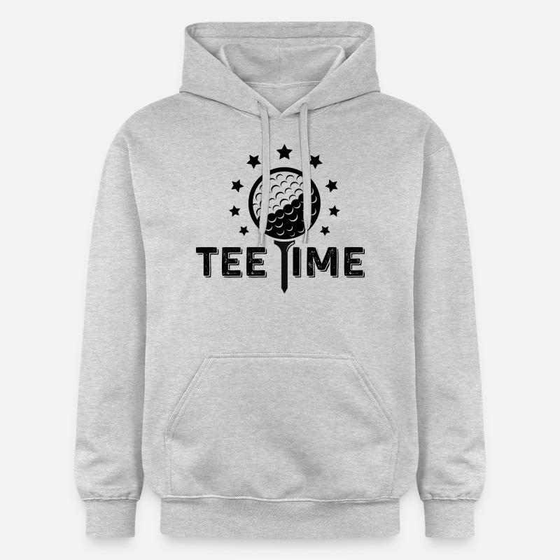 Tee Time ! - Sweat à capuche Softstyle® Gildan Unisexe - gris clair chiné