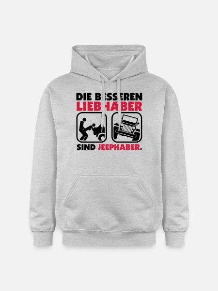 Ohne Worte. - Gildan Unisex Softstyle® Midweight Hoodie - Hellgrau meliert