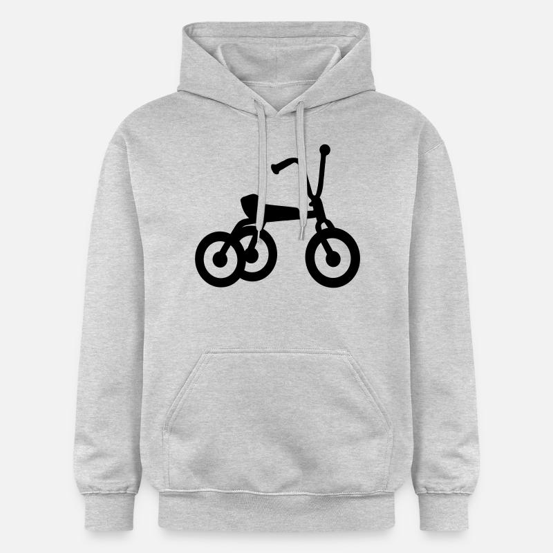 Dreirad Kind - Gildan Unisex Softstyle® Midweight Hoodie - Hellgrau meliert