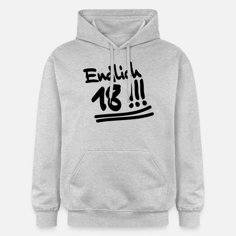 endlich_18 - Sweat à capuche Softstyle® Gildan Unisexe - gris clair chiné