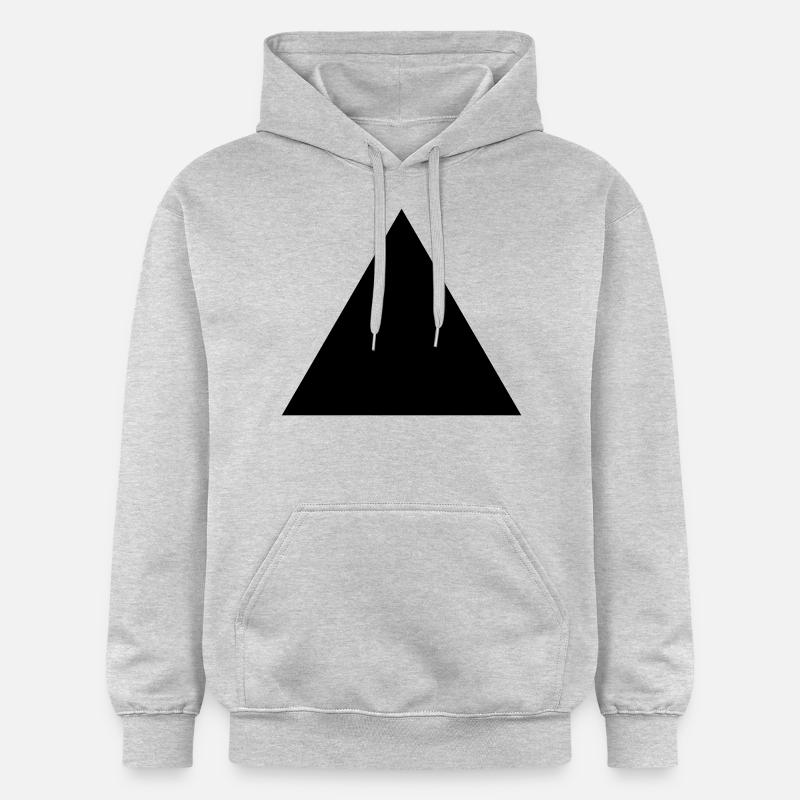 triangle - Sweat à capuche Softstyle® Gildan Unisexe - gris clair chiné