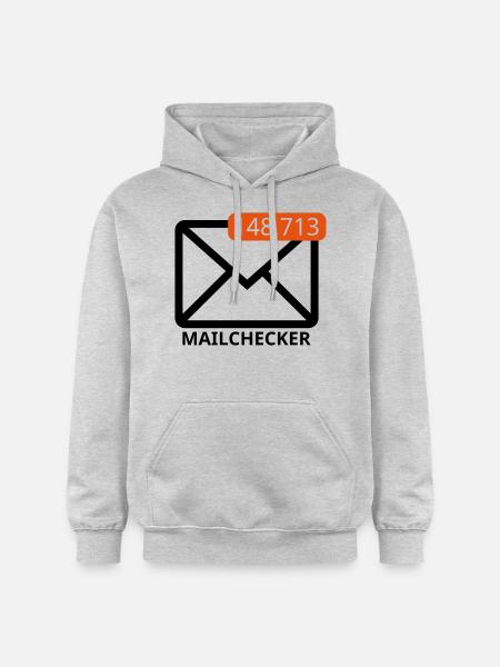 Mailchecker - Gildan Unisex Softstyle® Midweight Hoodie - Hellgrau meliert