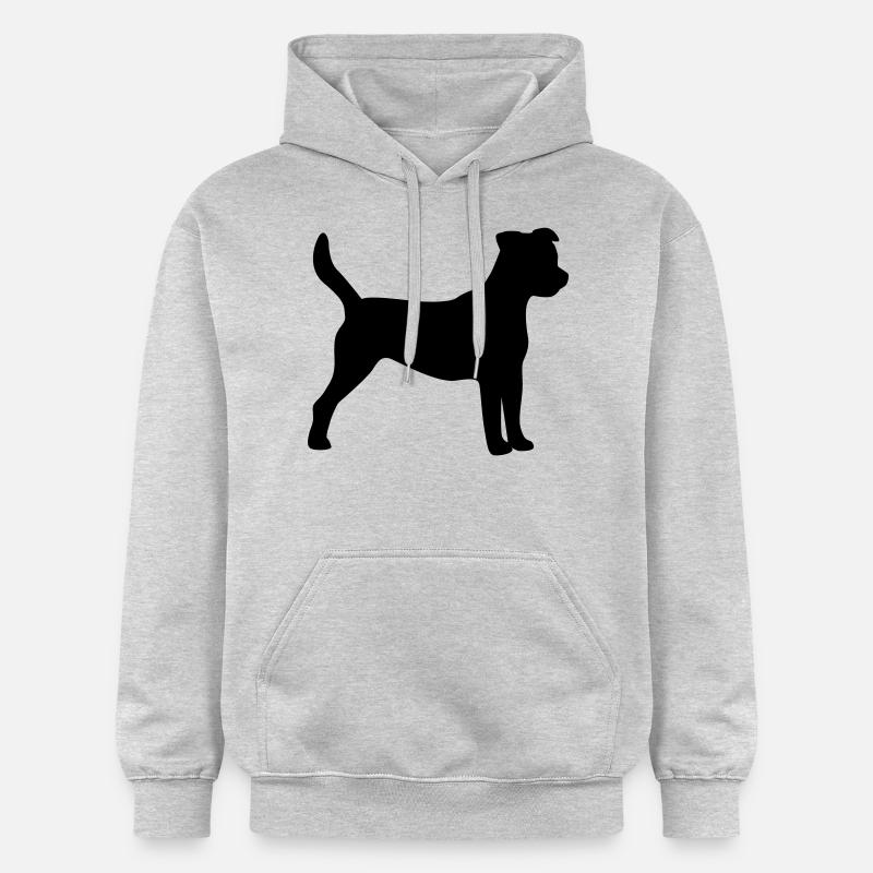 Parson Jack Russel Terrier - Sweat à capuche Softstyle® Gildan Unisexe - gris clair chiné