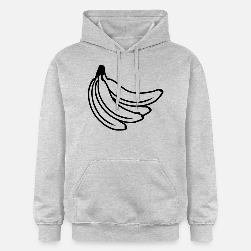 Bananas Bunch - Sweat à capuche Softstyle® Gildan Unisexe - gris clair chiné