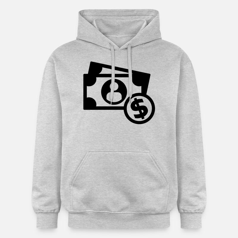 Argent - Sweat à capuche Softstyle® Gildan Unisexe - gris clair chiné