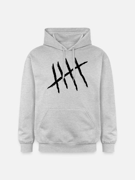 Hashmark Five - Sweat à capuche Softstyle® Gildan Unisexe - gris clair chiné