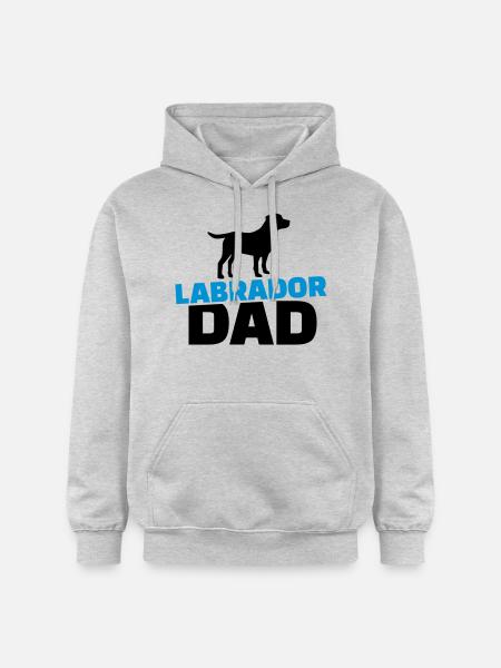 Labrador - Gildan Unisex Softstyle® Midweight Hoodie - Hellgrau meliert