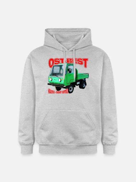 Multicar M25 bunt - Gildan Unisex Softstyle® Midweight Hoodie - Hellgrau meliert
