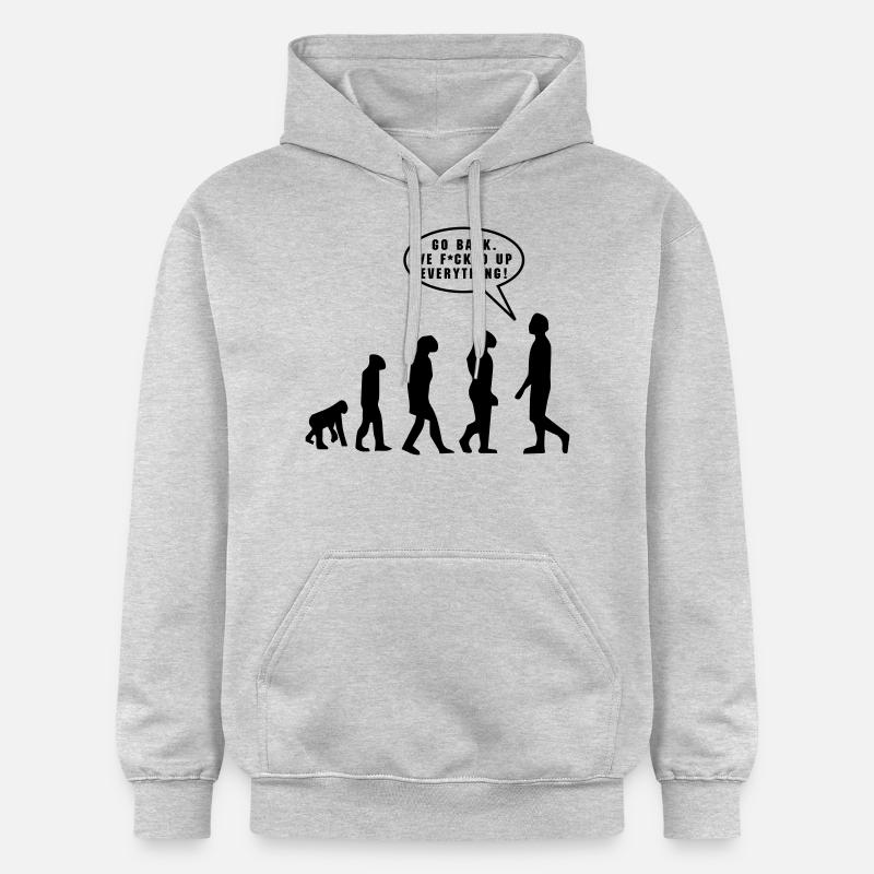 Evolution - Sweat à capuche Softstyle® Gildan Unisexe - gris clair chiné