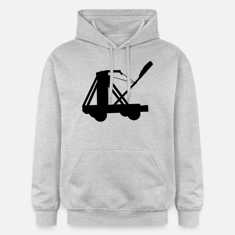 Catapulte - Sweat à capuche Softstyle® Gildan Unisexe - gris clair chiné